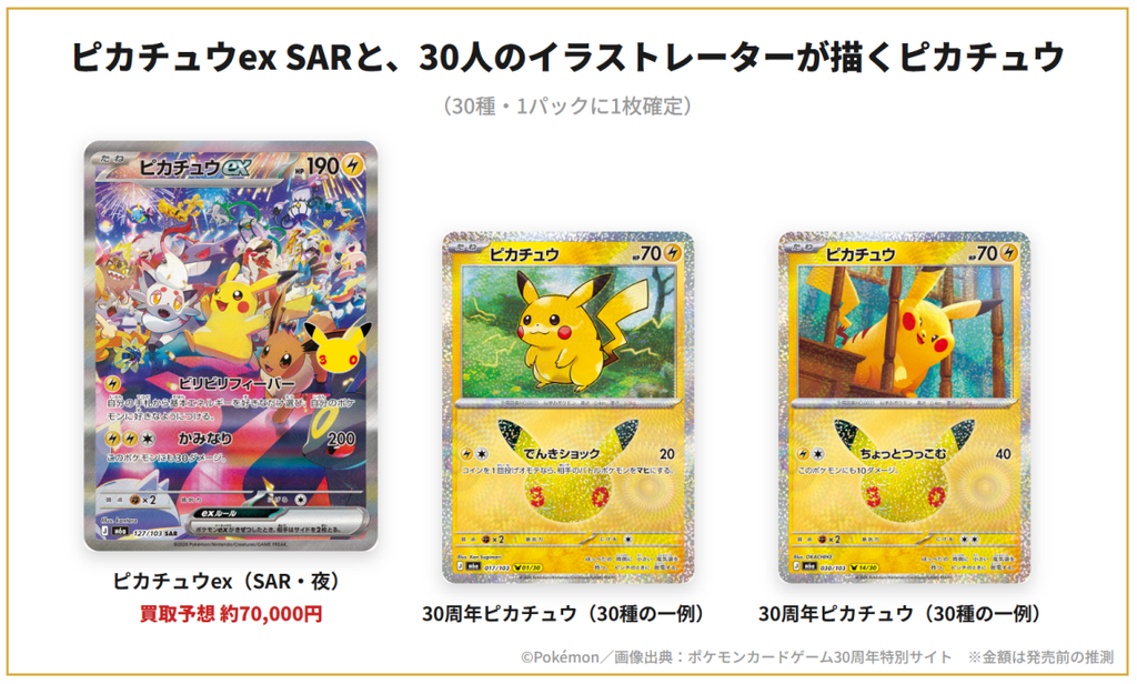 30th CELEBRATIONの注目カード